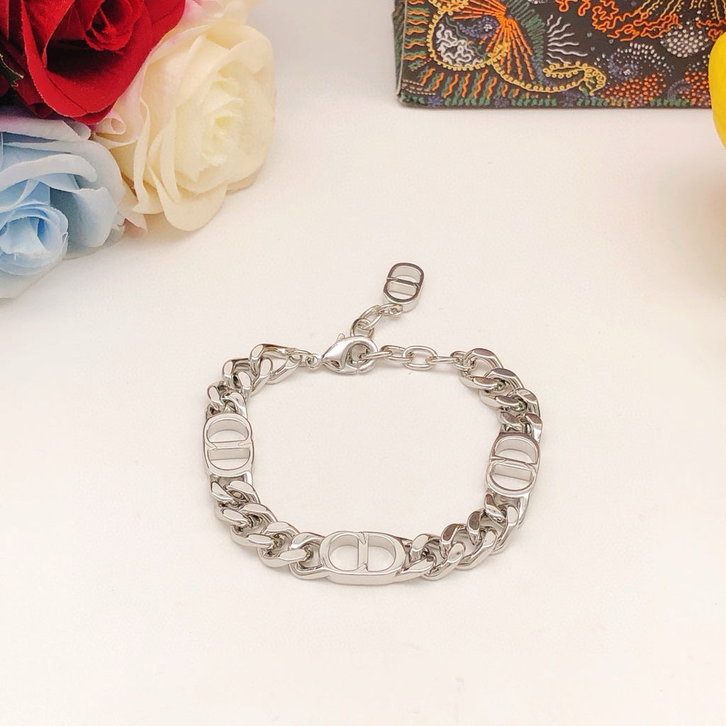 Dior Silver-Tone CD Curb Bracelet - product image 6