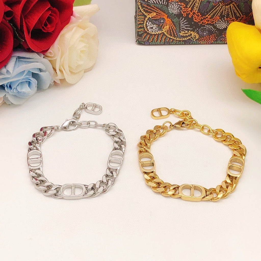 Dior Silver-Tone CD Curb Bracelet - product image 7