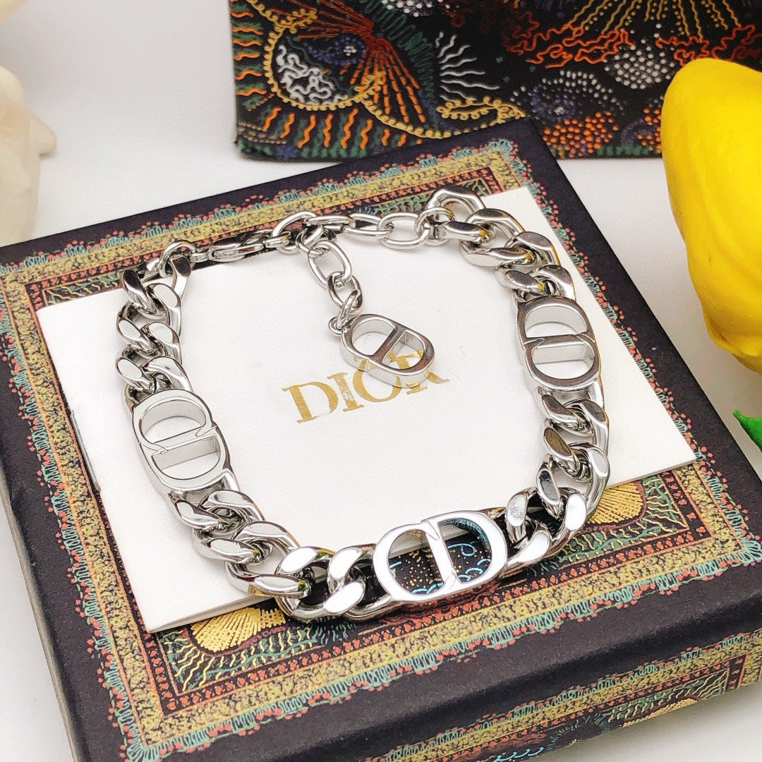 Dior Silver-Tone CD Curb Bracelet - product image 5