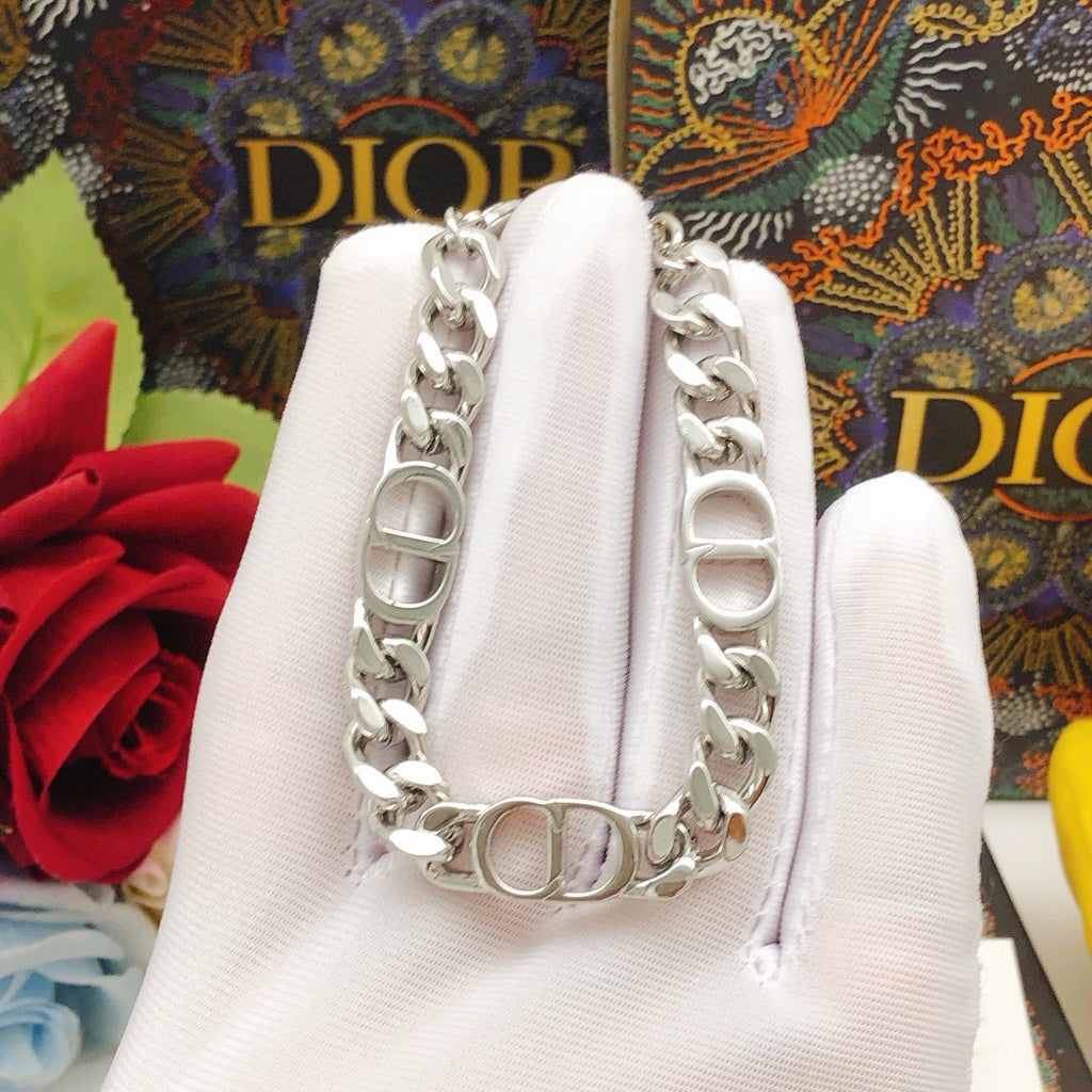 Dior Silver-Tone CD Curb Bracelet - product image 8