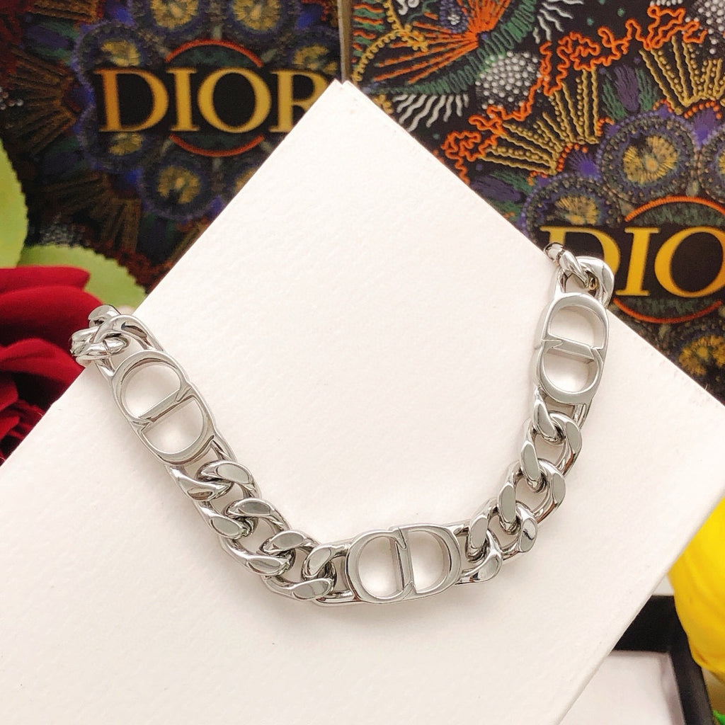 Dior Silver-Tone CD Curb Bracelet - product image 4