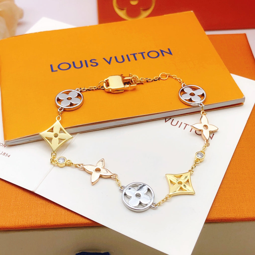 Louis Vuitton Two-Tone Openwork Polished Bracelet - album image 3