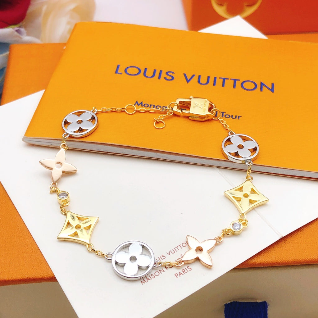 Louis Vuitton Two-Tone Openwork Polished Bracelet - album image 1