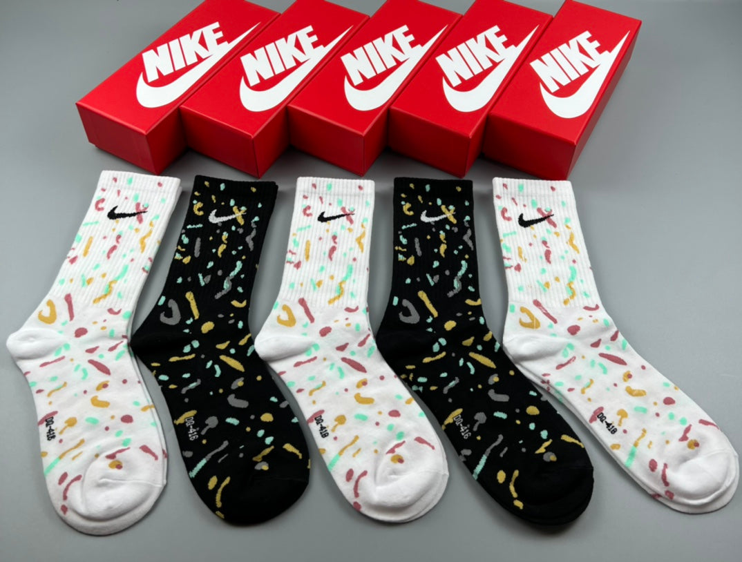 Nike multicolor speckle socks, image 3