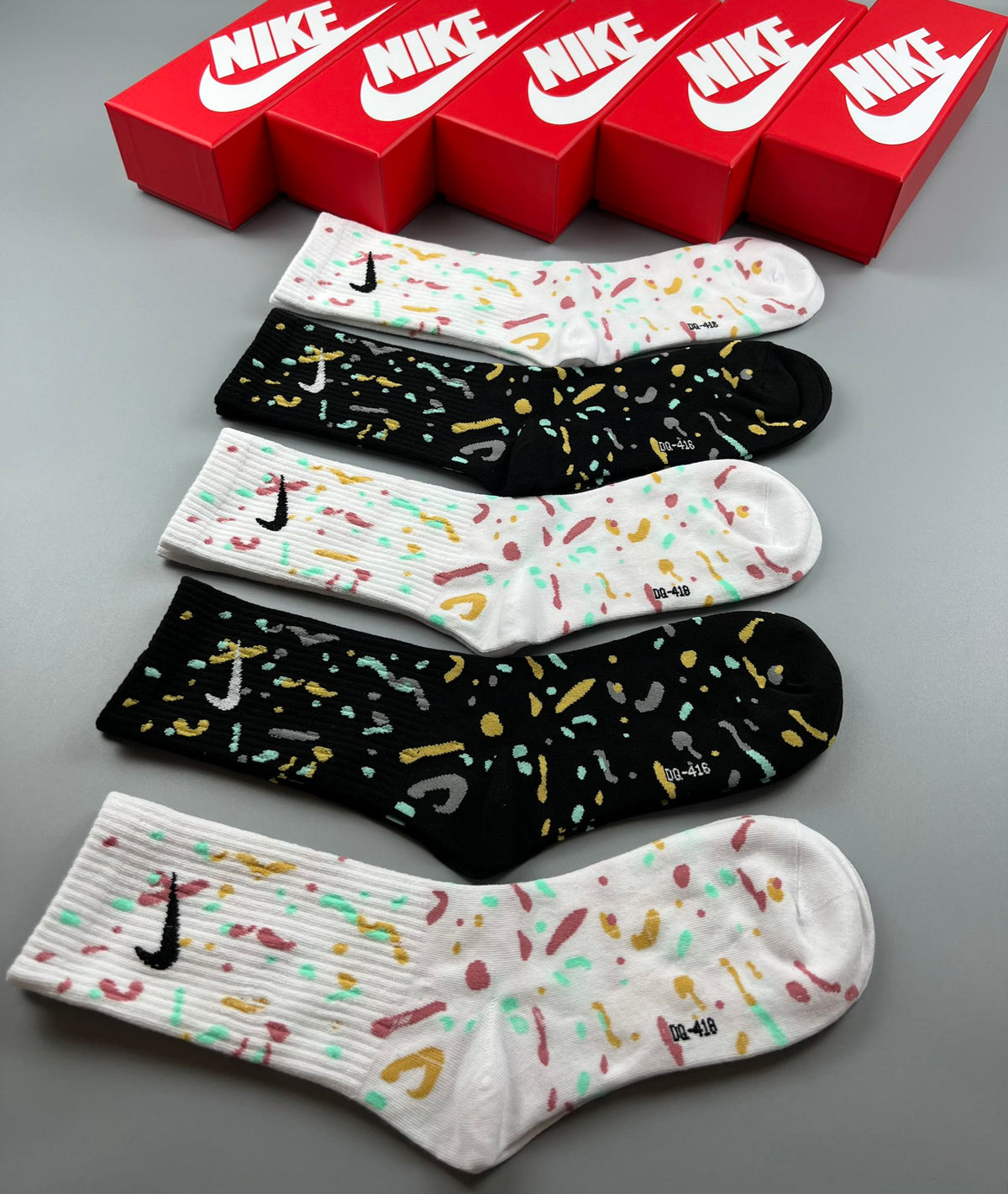 Nike multicolor speckle socks, image 9