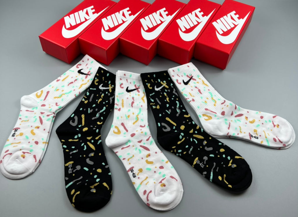 Nike multicolor speckle socks, image 4