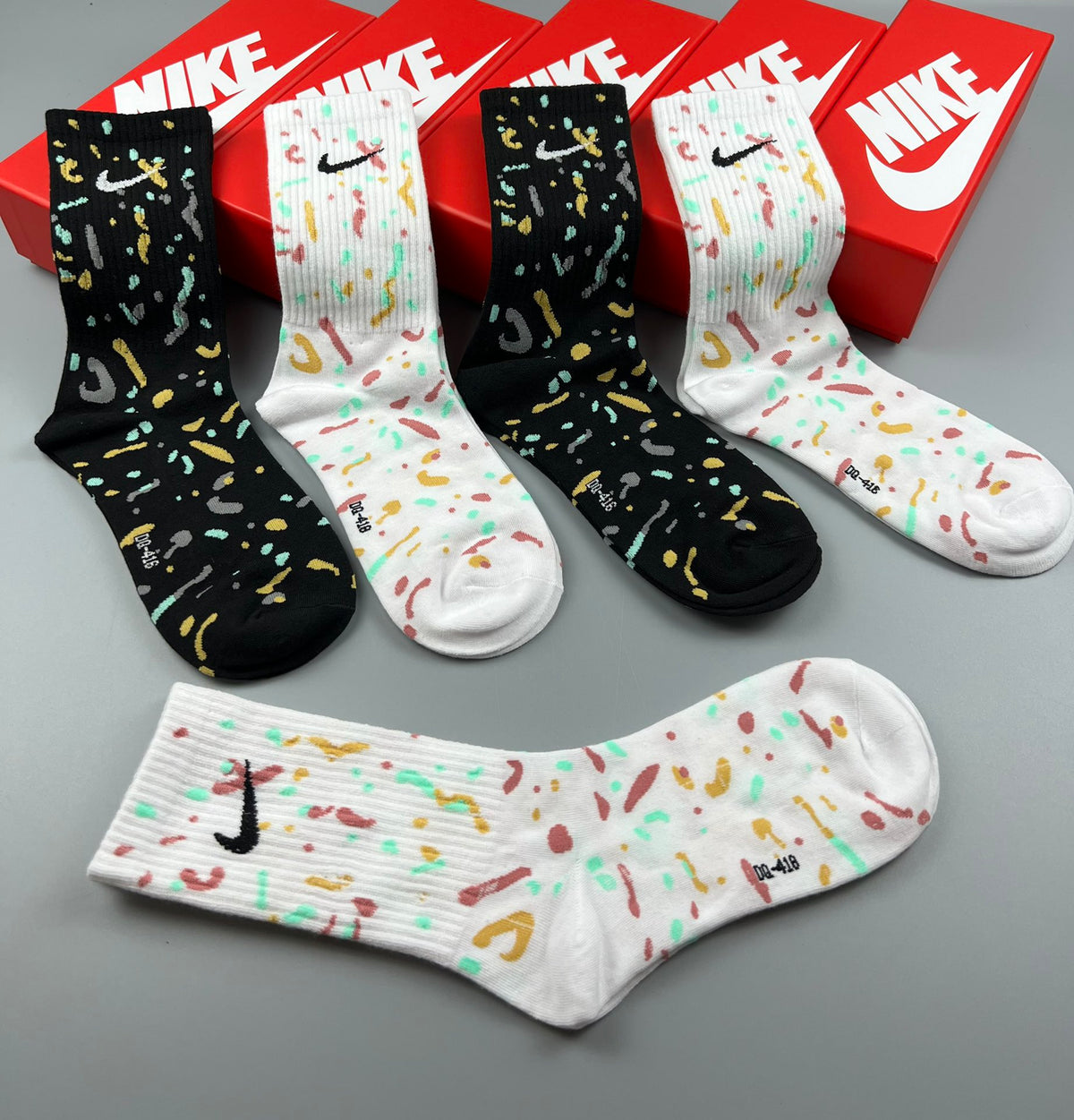 Nike multicolor speckle socks, image 8