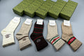 Gucci Beige Crew Socks with logo bands and red-green stripes - image 1