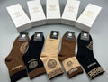 Versace earth tone medusa crew socks - view 1