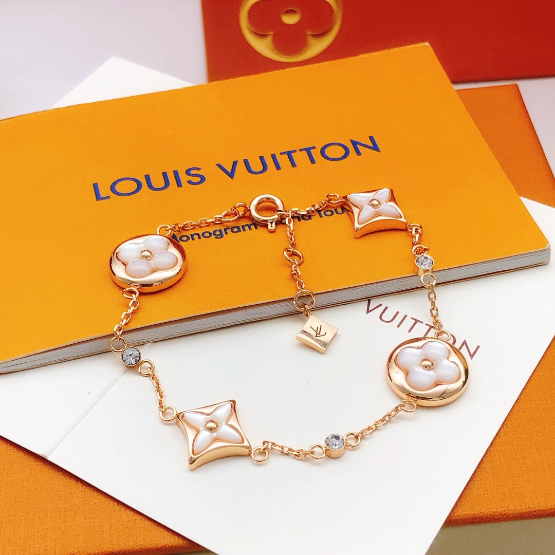 Louis Vuitton Rose Gold-Tone Gold-Tone White Mother-of-Pearl Bracelet - album image 1