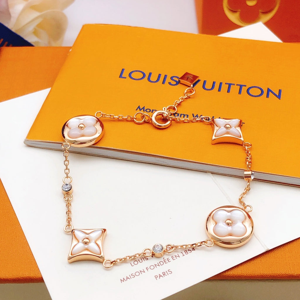 Louis Vuitton Rose Gold-Tone Gold-Tone White Mother-of-Pearl Bracelet - album image 4