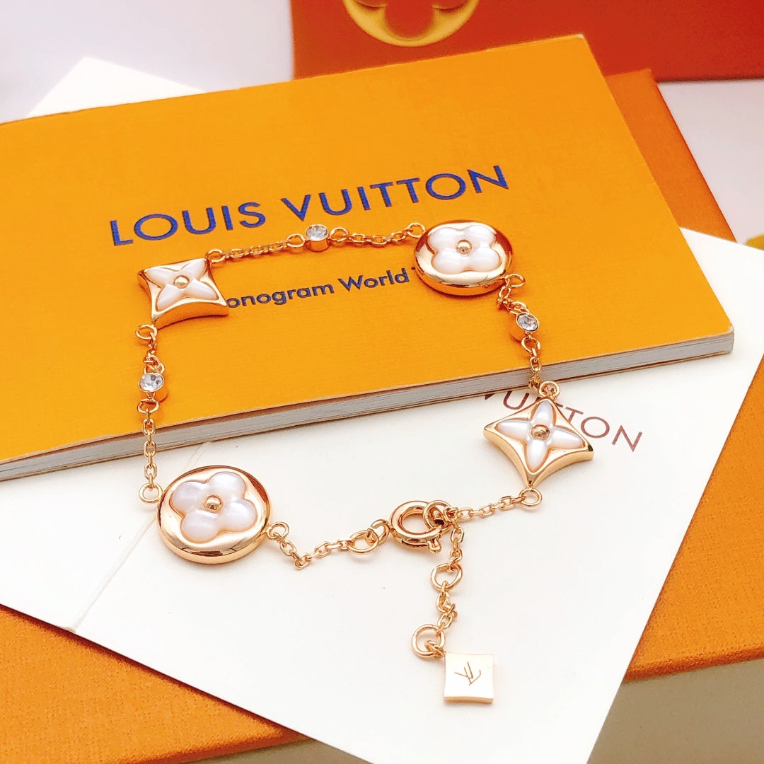 Louis Vuitton Rose Gold-Tone Gold-Tone White Mother-of-Pearl Bracelet - album image 2