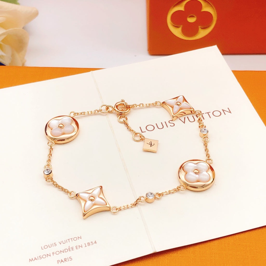 Louis Vuitton Rose Gold-Tone Gold-Tone White Mother-of-Pearl Bracelet - album image 5