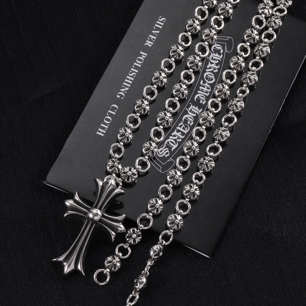 Chrome Hearts Long Petite Cross Chain Necklace - album image 5