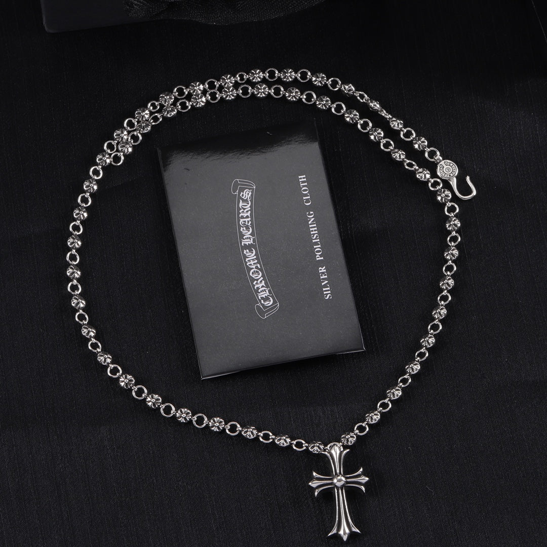 Chrome Hearts Long Petite Cross Chain Necklace - album image 1