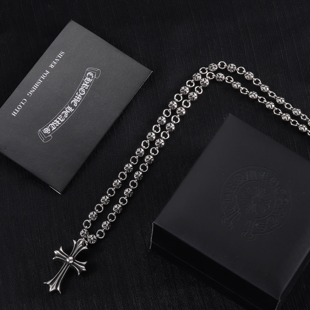 Chrome Hearts Long Petite Cross Chain Necklace - album image 4