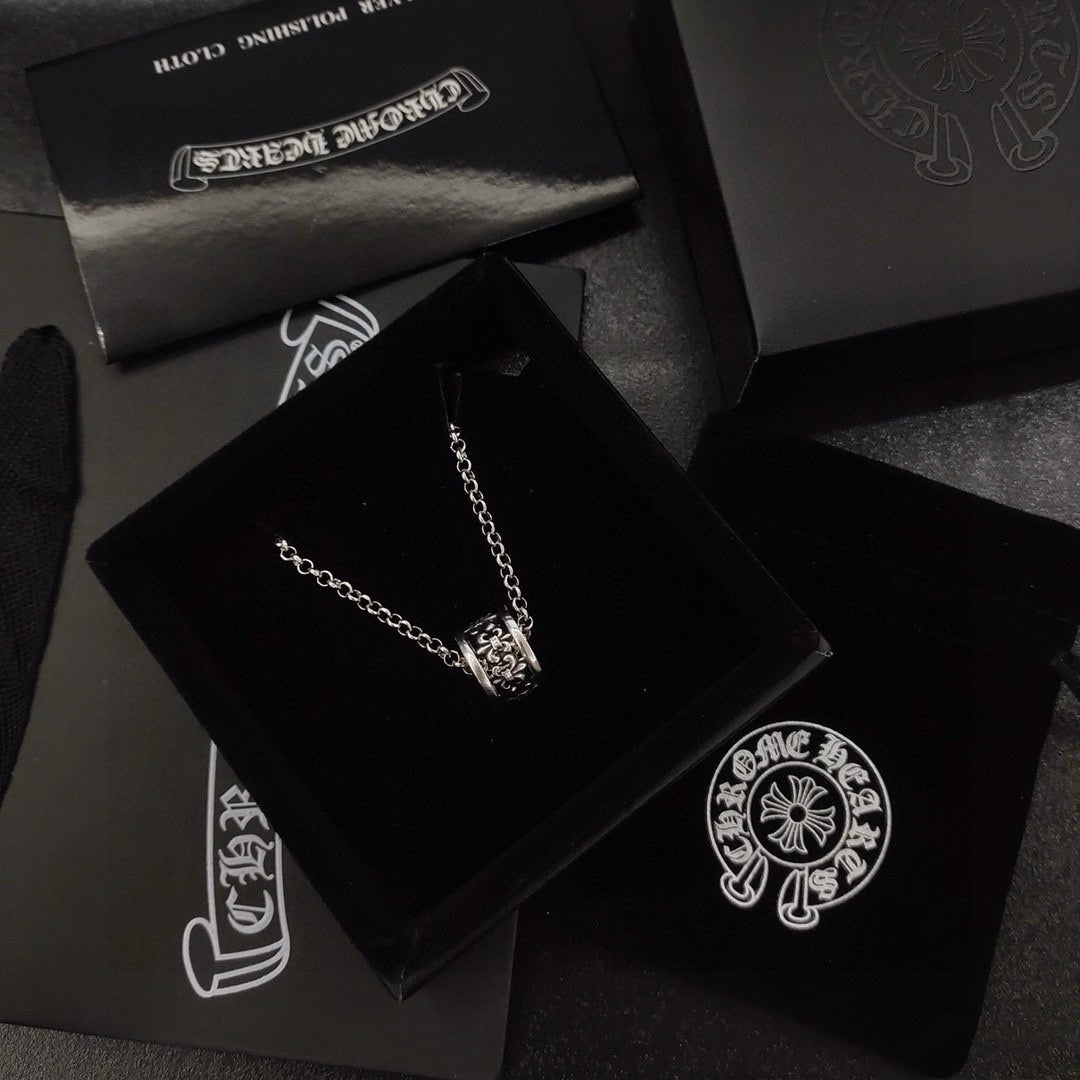 Chrome Hearts Small Engraved Pendant Necklace - album image 3