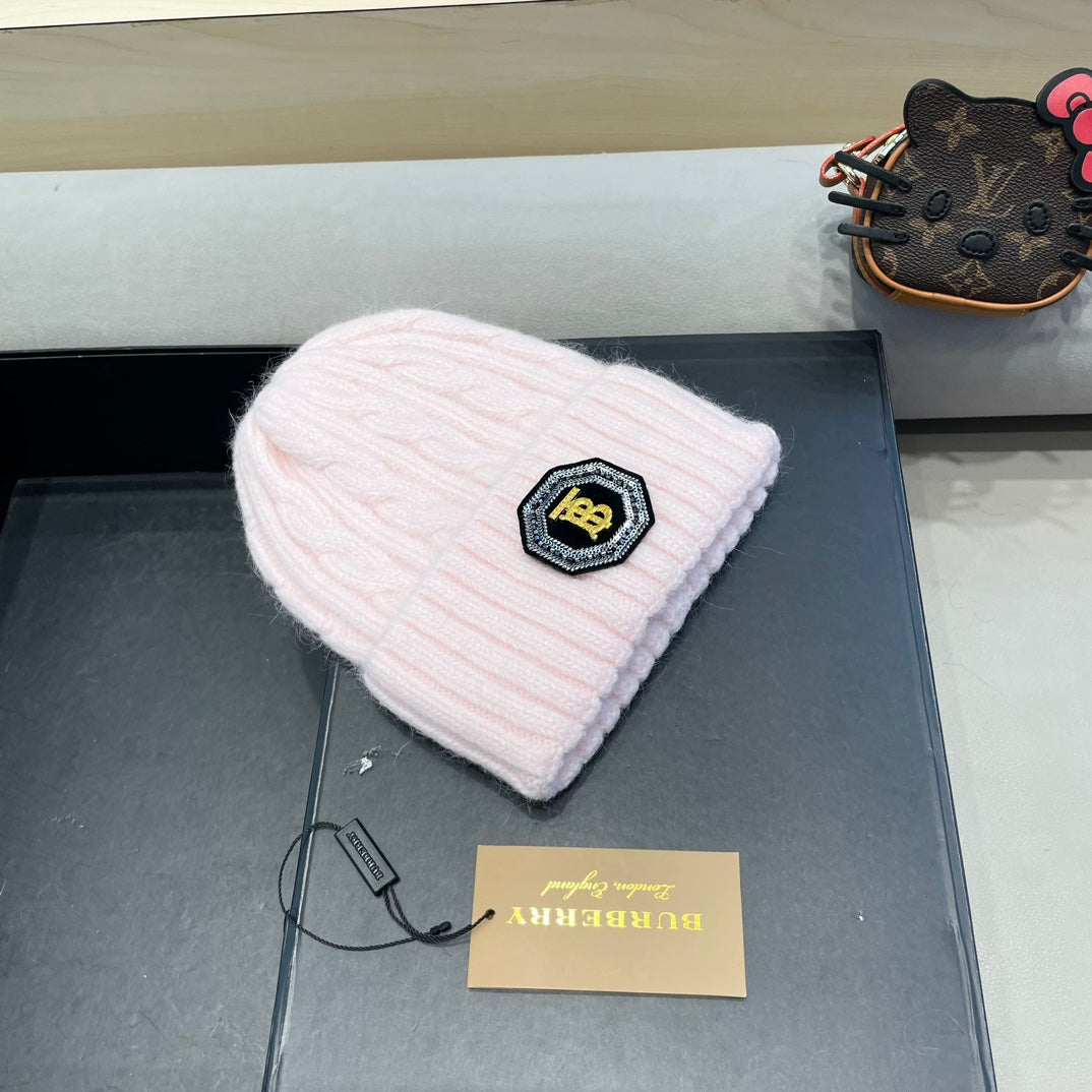 Burberry Cable Knit Patch Beanie - image 3