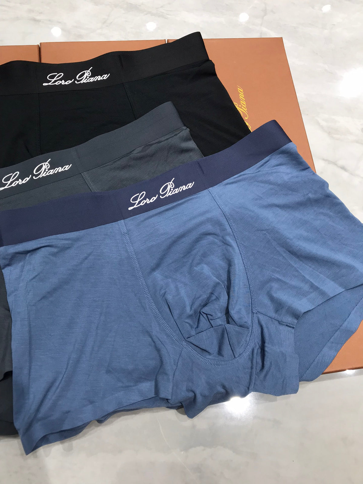Loro Piana Script Waistband Boxer Briefs - Box of 3 - image 3