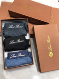 Loro Piana dark neutral script waistband men's underwear, image 1