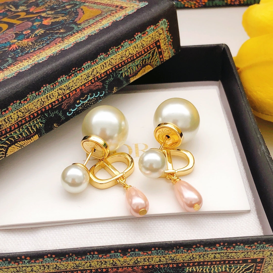 Dior CD Pink Drop Tribales Earrings - product image 5
