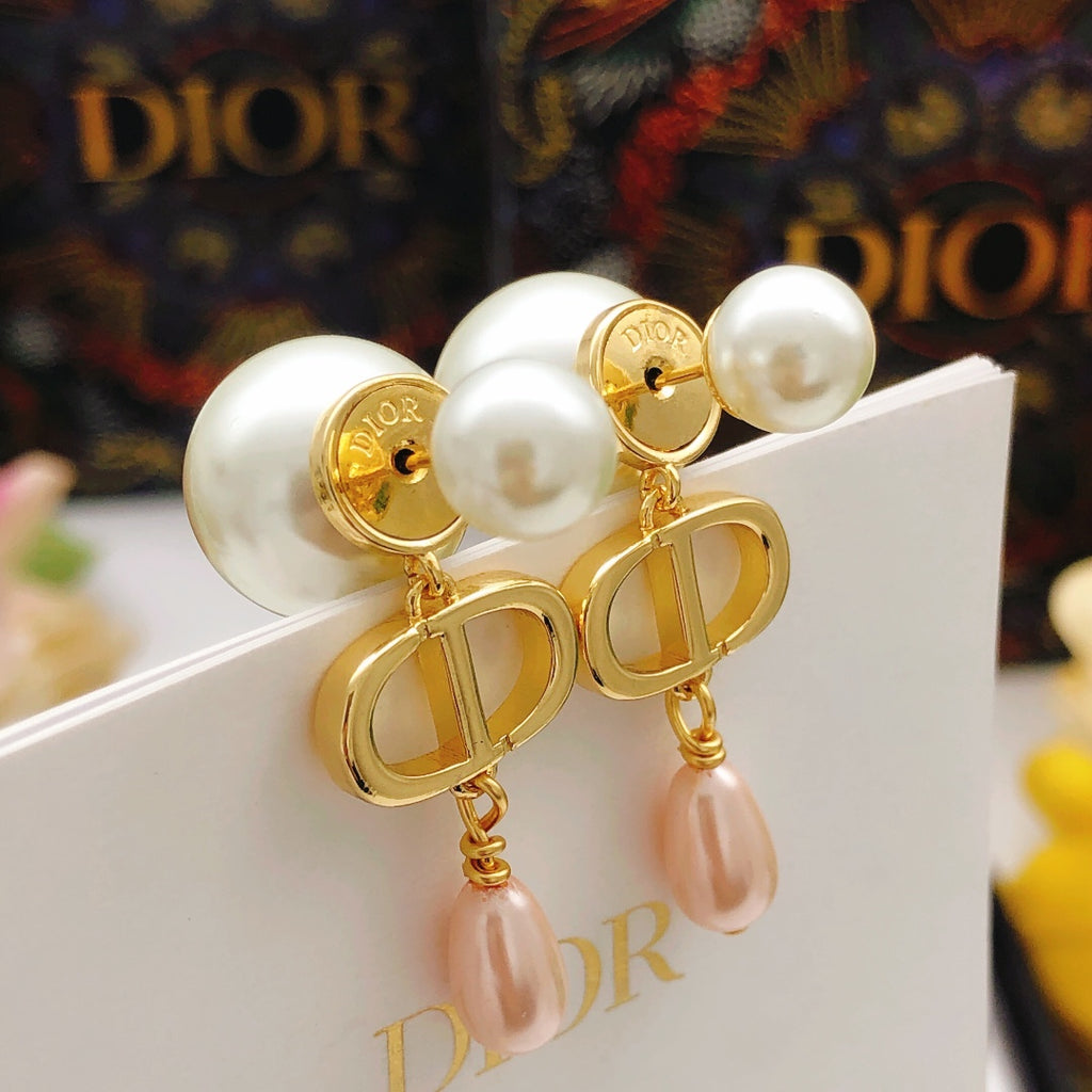 Dior CD Pink Drop Tribales Earrings - product image 3