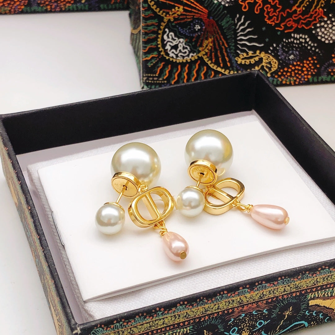 Dior CD Pink Drop Tribales Earrings - product image 6