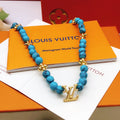 Louis Vuitton Blue Pearl Necklace - album image 1