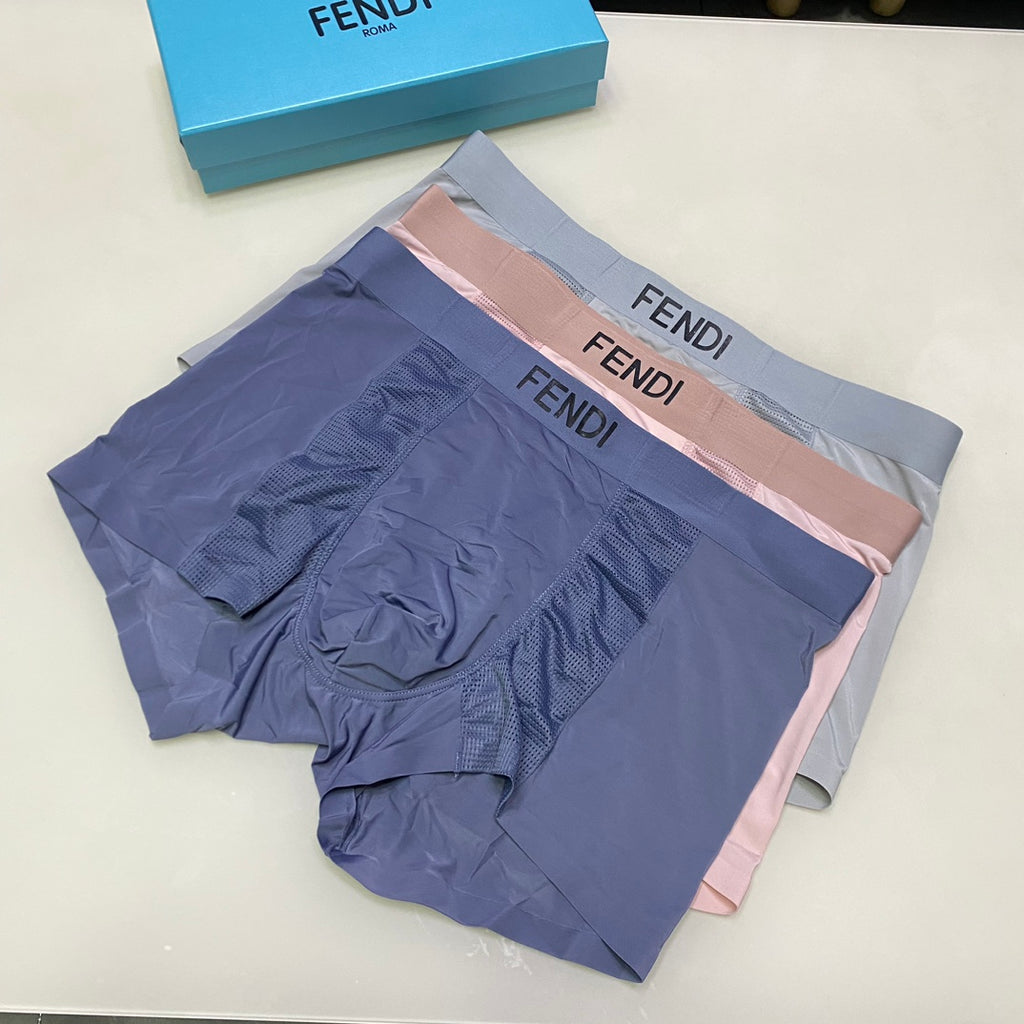 Fendi minimal lettered waist boxer briefs - view 1