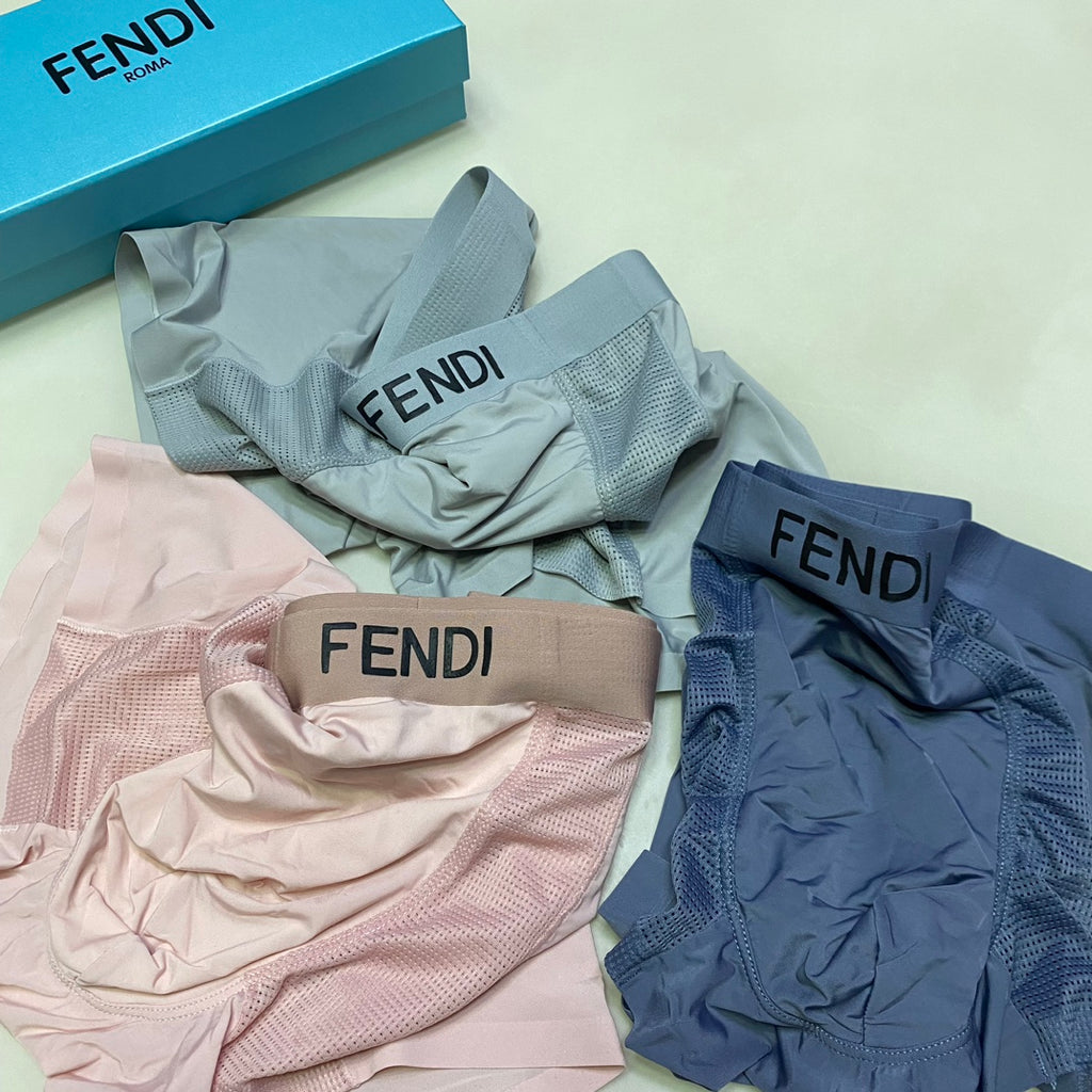 Fendi minimal lettered waist boxer briefs - view 3