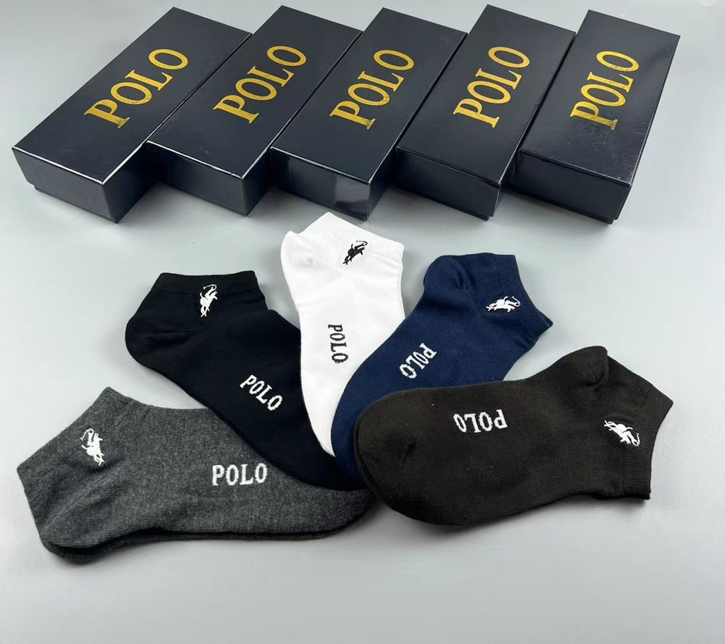 Polo Ralph Lauren neutral foot lettering ankle socks, image 3
