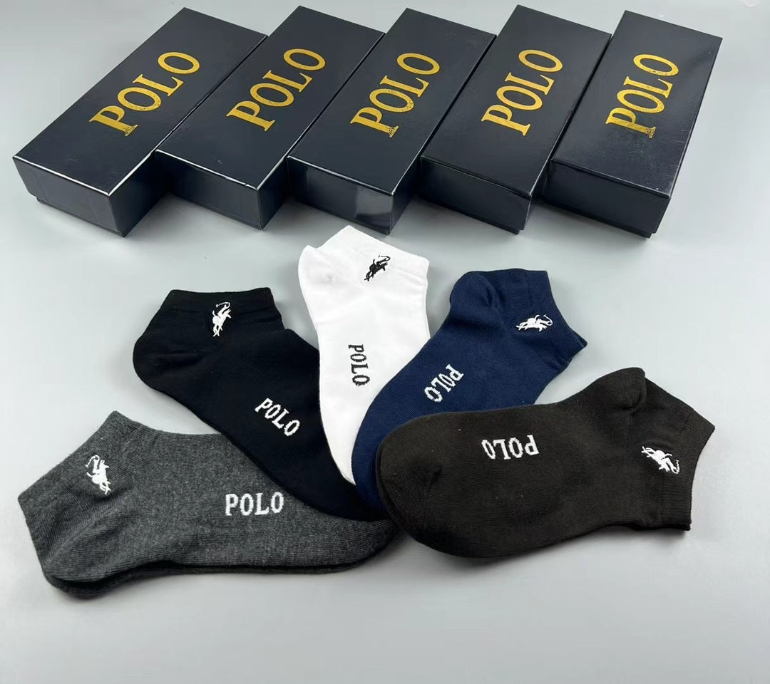 Polo Ralph Lauren neutral foot lettering ankle socks, image 3