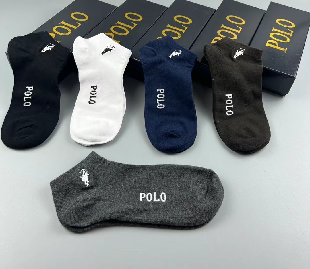 Polo Ralph Lauren neutral foot lettering ankle socks, image 5