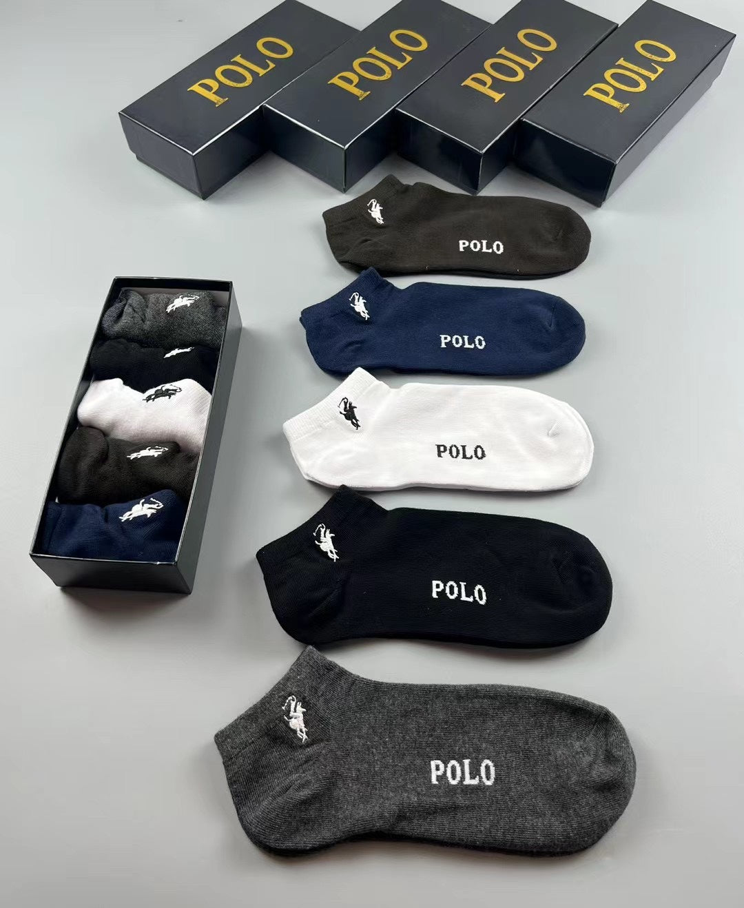 Polo Ralph Lauren neutral foot lettering ankle socks, image 9