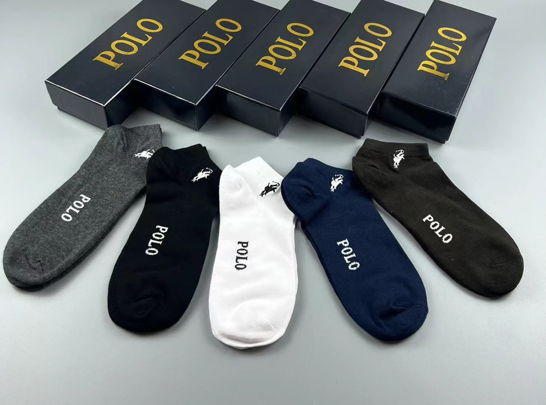 Polo Ralph Lauren neutral foot lettering ankle socks, image 2