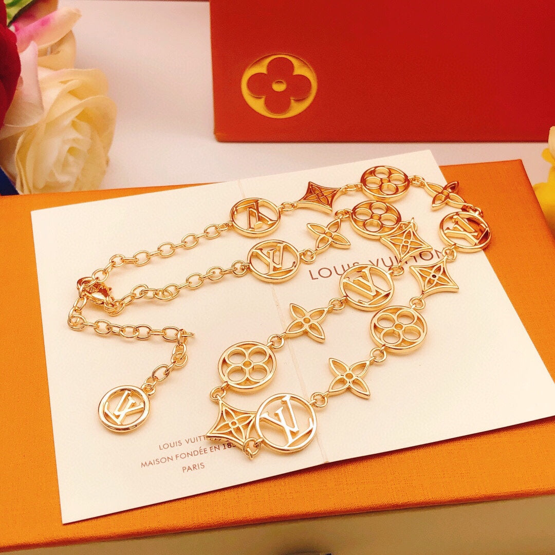 Louis Vuitton Rose Gold-Tone Gold-Tone Openwork Polished Necklace - album image 4