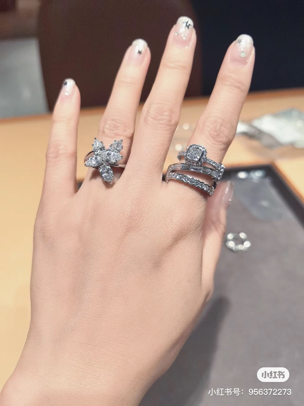 Hermès Silver-Tone Stacked Anchor Ring - album image 2