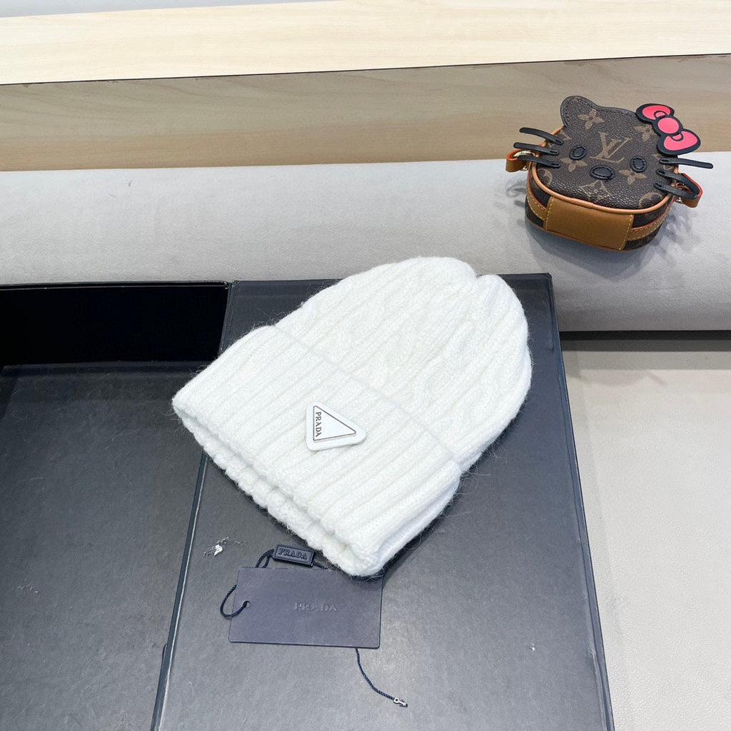 Prada Cable Knit Beanie - image 2