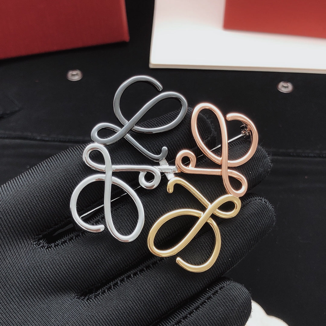 Loewe Multicolor Loop Anagram Brooch - product image 2
