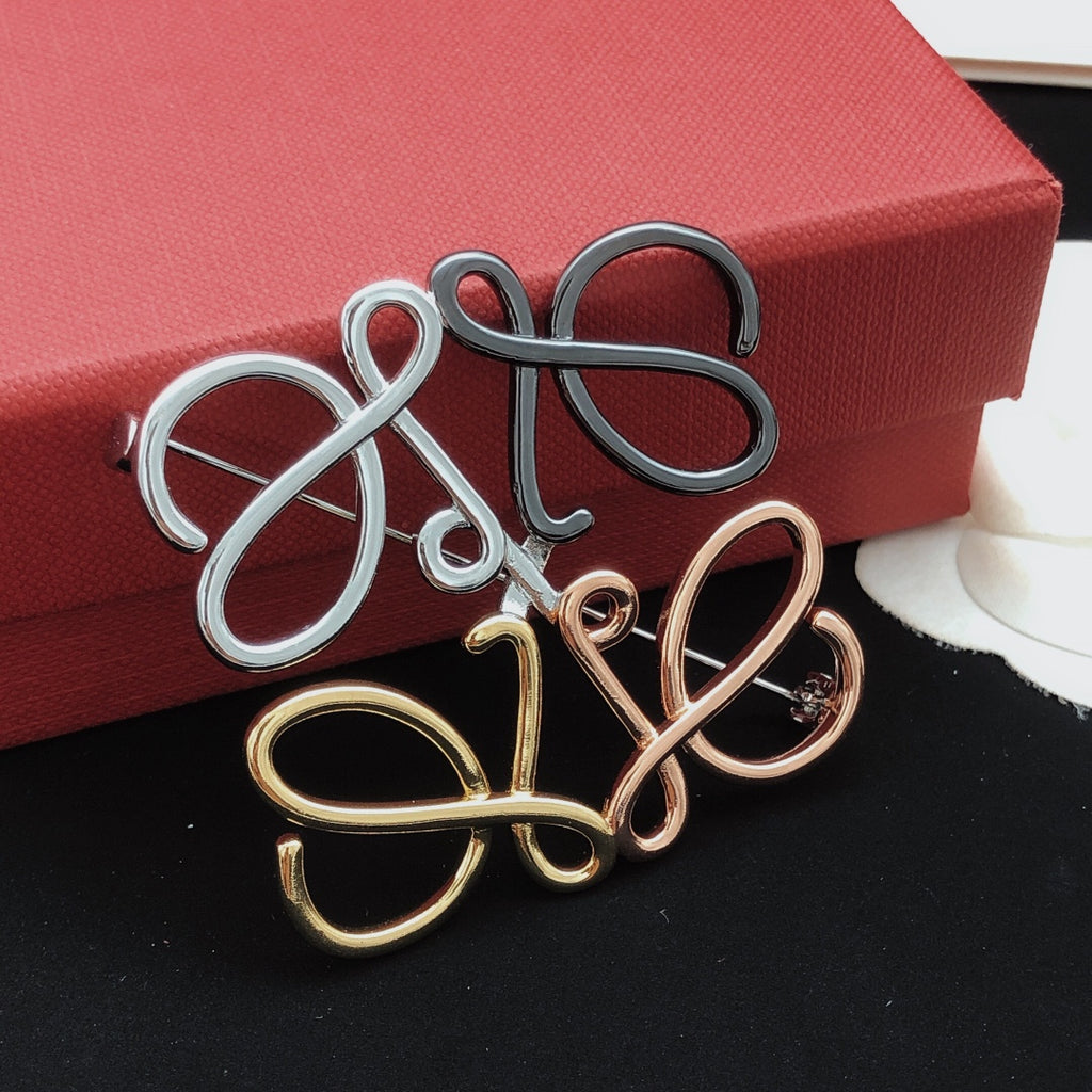 Loewe Multicolor Loop Anagram Brooch - product image 1