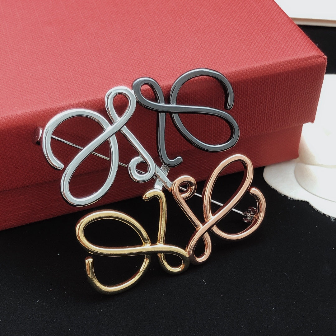 Loewe Multicolor Loop Anagram Brooch - product image 1