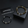 Chrome Hearts Dark and Amber Bead Wrist Bracelet - album image 1