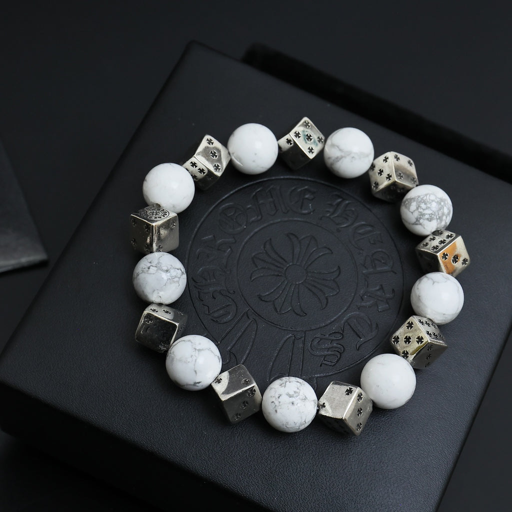 Chrome Hearts Monochrome Large Bead Bracelet - album image 5