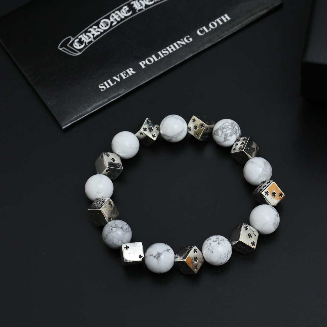 Chrome Hearts Monochrome Large Bead Bracelet - album image 3