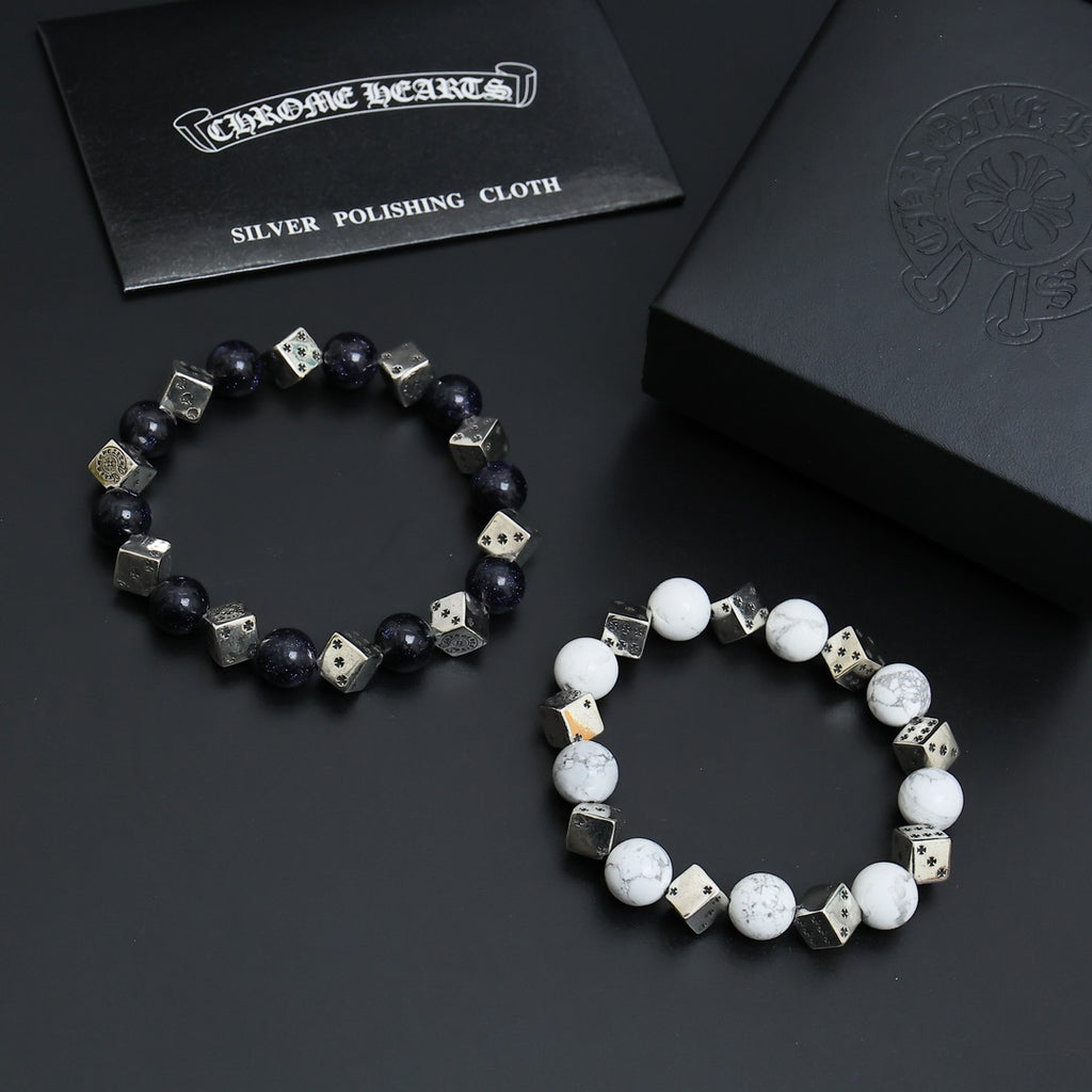 Chrome Hearts Monochrome Large Bead Bracelet - album image 6