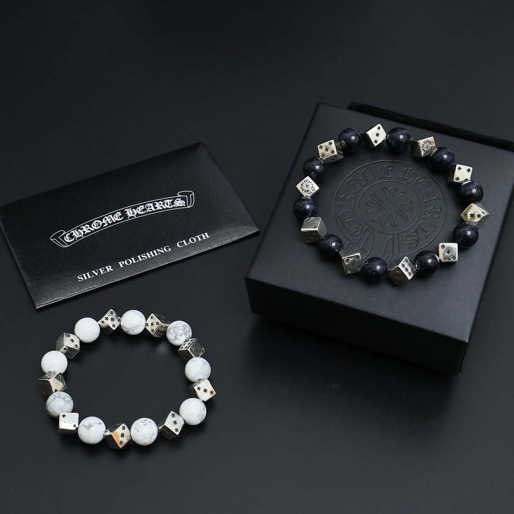 Chrome Hearts Monochrome Large Bead Bracelet - album image 1
