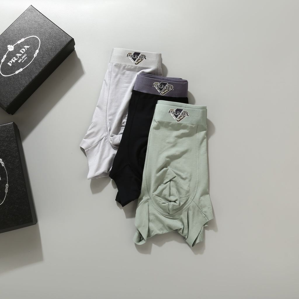 Prada small waist emblem boxer briefs - view 5