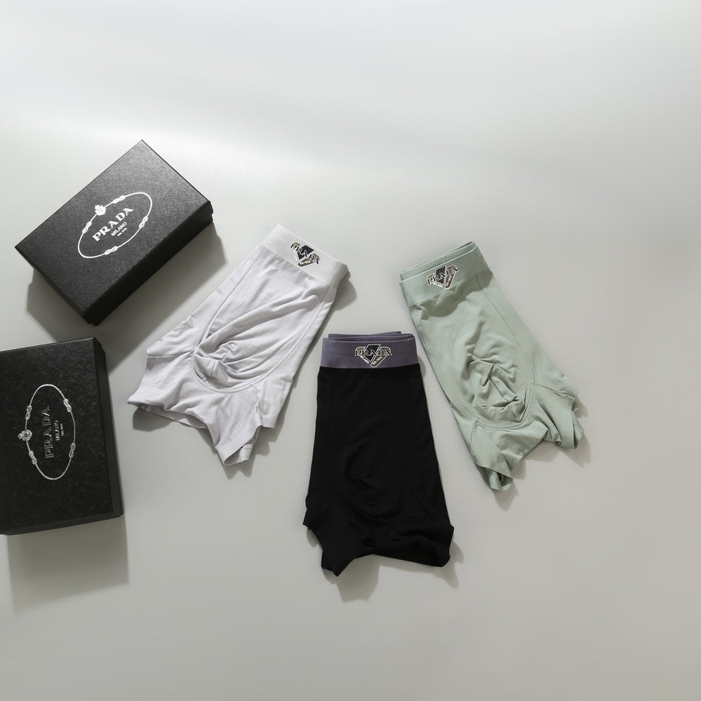 Prada small waist emblem boxer briefs - view 6