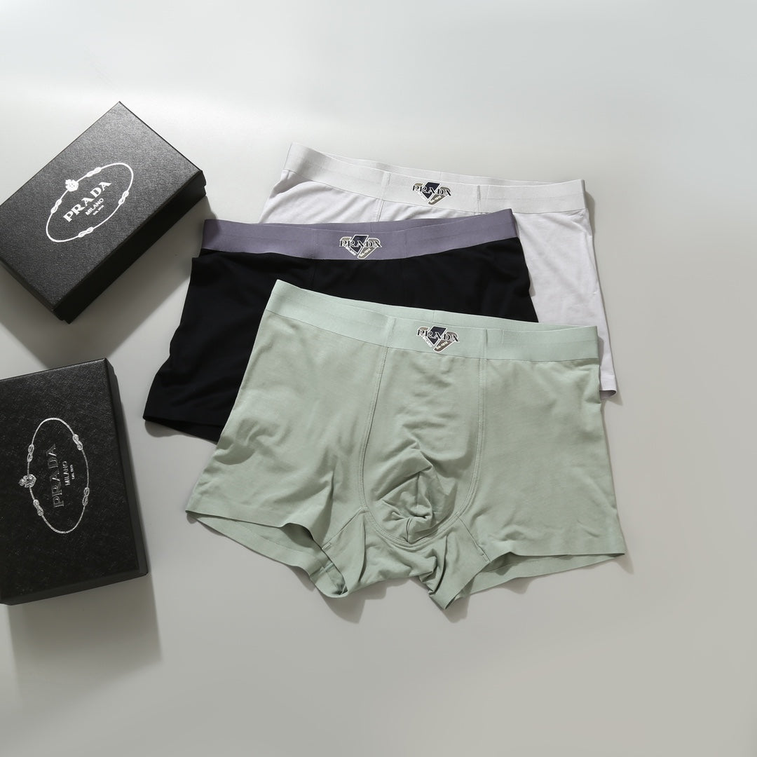 Prada small waist emblem boxer briefs - view 2