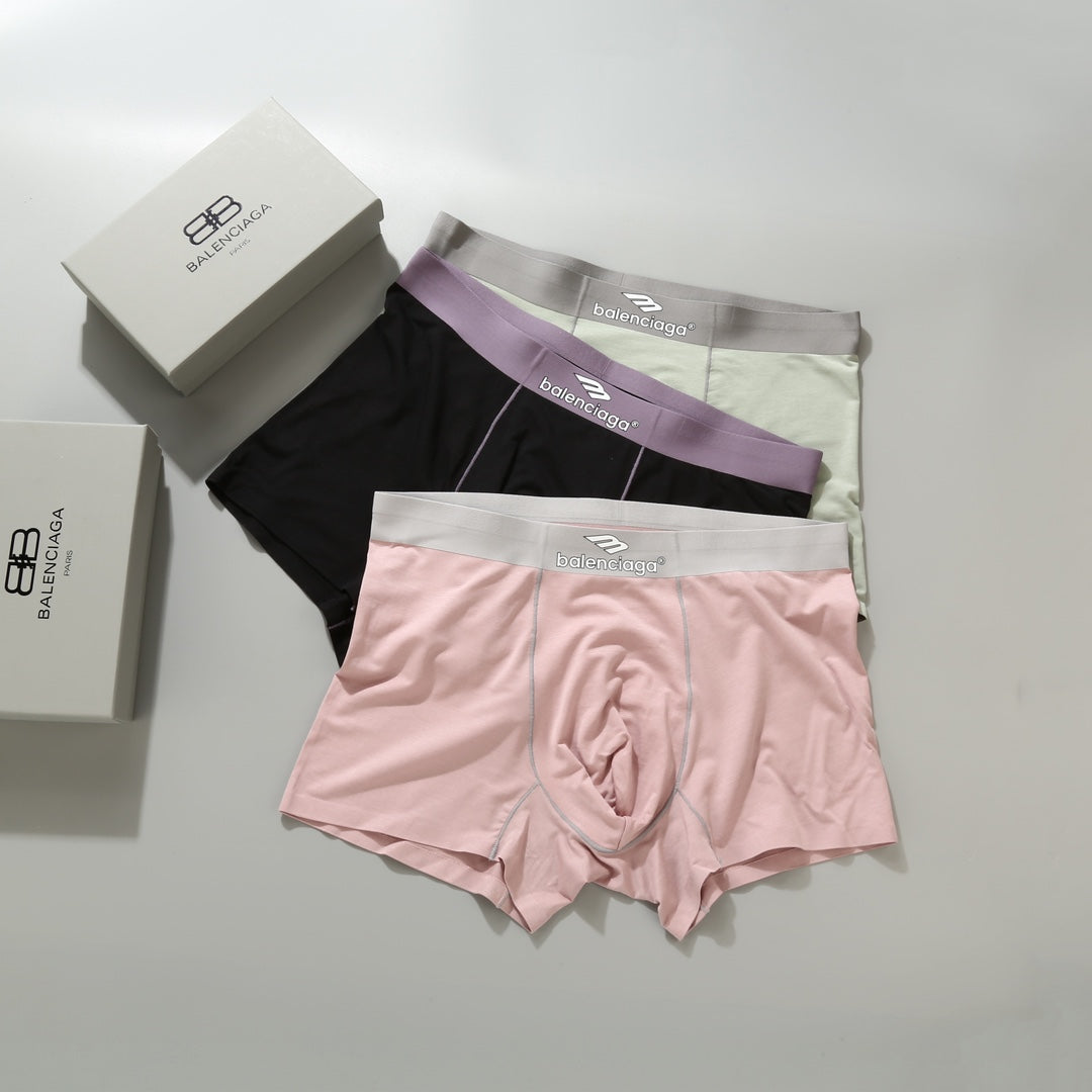 Balenciaga pastel plain waist boxer briefs - view 3